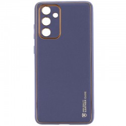 Кожаный чехол Xshield для Samsung Galaxy A14 4G/5G, Серый / Lavender Gray