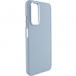 TPU чохол Bonbon Metal Style для Samsung Galaxy A14 4G/5G, Блакитний / Mist blue