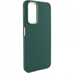 TPU чохол Bonbon Metal Style для Samsung Galaxy A14 4G/5G, Зелений / Army green