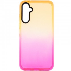 Чехол TPU+PC Sunny Gradient для Samsung Galaxy A34 5G, Оранжевый / Розовый