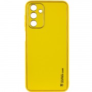 Кожаный чехол Xshield для Samsung Galaxy A34 5G, Желтый / Yellow
