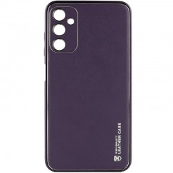 Кожаный чехол Xshield для Samsung Galaxy A34 5G, Фиолетовый / Dark Purple