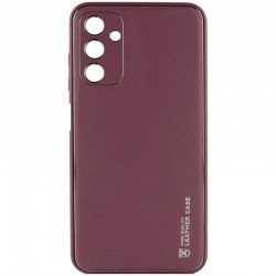 Шкіряний чохол Xshield для Samsung Galaxy A34 5G, Бордовий / Plum Red
