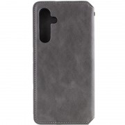 Кожаный чехол книжка GETMAN Cubic (PU) для Samsung Galaxy A34 5G, Серый
