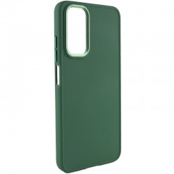 TPU чехол Bonbon Metal Style для Samsung Galaxy A52 4G/A52 5G/A52s, Зеленый/Pine green