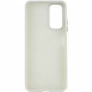 TPU чехол Bonbon Metal Style для Samsung Galaxy A52 4G/A52 5G/A52s, Белый/White