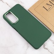 TPU чехол Bonbon Metal Style для Samsung Galaxy A52 4G/A52 5G/A52s, Зеленый/Pine green