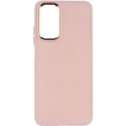 TPU чехол Bonbon Metal Style для Samsung Galaxy A52 4G/A52 5G/A52s, Розовый/Light pink