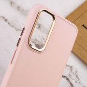 TPU чехол Bonbon Metal Style для Samsung Galaxy A52 4G/A52 5G/A52s, Розовый/Light pink