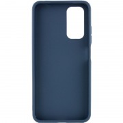 TPU чехол Bonbon Metal Style для Samsung Galaxy A52 4G/A52 5G/A52s, Синий/Cosmos blue