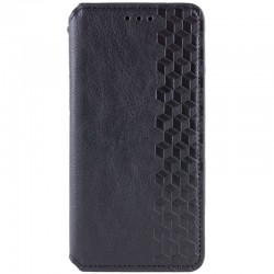 Кожаный чехол книжка GETMAN Cubic (PU) для Samsung Galaxy A54 5G, Черный
