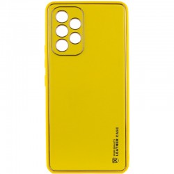 Кожаный чехол для Samsung Galaxy A53 5G - Xshield (Желтый / Yellow)