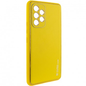 Шкіряний чохол для Samsung Galaxy A53 5G - Xshield (Жовтий / Yellow) - Samsung Galaxy A53 5G - зображення 1 
