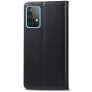Кожаный чехол-книжка для Samsung Galaxy A53 5G - GETMAN Gallant (PU) Черный