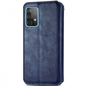 Кожаный чехол книжка GETMAN Cubic (PU) для Samsung Galaxy A53 5G Синий - Samsung Galaxy A53 5G - изображение 1