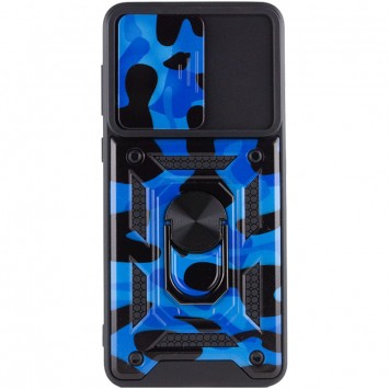 Ударопрочный чехол Camshield Serge Ring Camo для Samsung Galaxy A53 5G Синий / Army Blue - Samsung Galaxy A53 5G - изображение 3