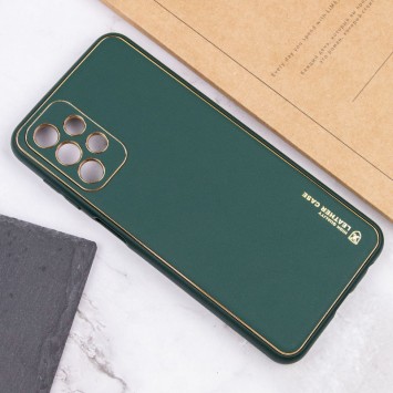 Кожаный чехол Xshield для Samsung Galaxy A53 5G, Зеленый / Army green - Samsung Galaxy A53 5G - изображение 3