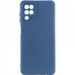 Чехол Silicone Cover Lakshmi Full Camera (A) для Samsung Galaxy A12/M12, Синий/Navy Blue