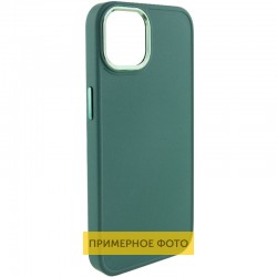 TPU чехол Bonbon Metal Style для Samsung Galaxy A12, Зеленый / Army green