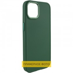 TPU чохол Bonbon Metal Style для Samsung Galaxy A12, Зелений / Pine green