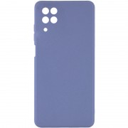 Силиконовый чехол Candy Full Camera для Samsung Galaxy A12 / M12, Голубой / Mist blue
