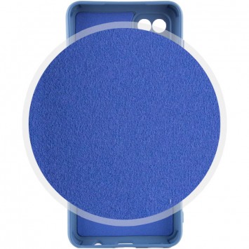 Чехол Silicone Cover Lakshmi Full Camera (A) для Samsung Galaxy A12/M12, Синий/Navy Blue - Samsung Galaxy A12 - изображение 2