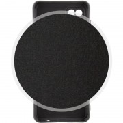 Чехол Silicone Cover Lakshmi Full Camera (A) для Samsung Galaxy A12/M12, Черный/Black