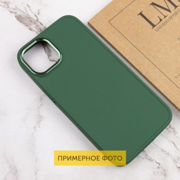 TPU чехол Bonbon Metal Style для Samsung Galaxy A12, Зеленый / Army green - Samsung Galaxy A12 - изображение 3