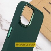TPU чохол Bonbon Metal Style для Samsung Galaxy A12, Зелений / Pine green