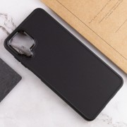 TPU чохол Bonbon Metal Style для Samsung Galaxy A12, Чорний / Black