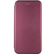 Кожаный чехол-книжка для Samsung Galaxy A33 5G - Classy (Бордовый)