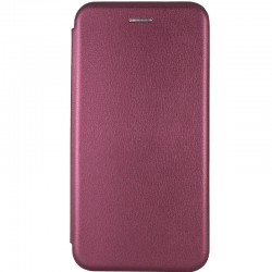 Кожаный чехол-книжка для Samsung Galaxy A33 5G - Classy (Бордовый)