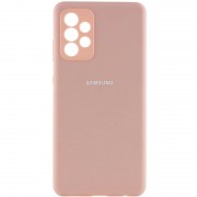 Чехол Silicone Cover Full Camera (AA) для Samsung Galaxy A33 5G, Розовый/Pink Sand