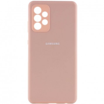 Чехол Silicone Cover Full Camera (AA) для Samsung Galaxy A33 5G, Розовый/Pink Sand