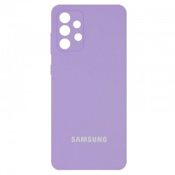 Чехол Silicone Cover Full Camera (AA) для Samsung Galaxy A33 5G, Сиреневый / Dasheen