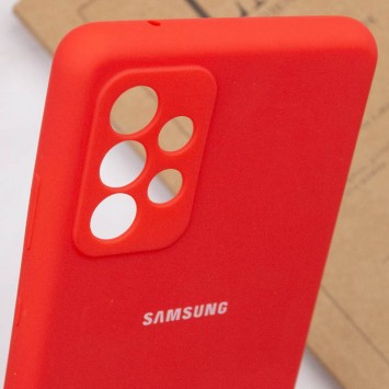 Чехол Silicone Cover Full Camera (AA) для Samsung Galaxy A33 5G Красный / Red - Samsung Galaxy A33 5G - изображение 4