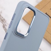 TPU чохол Bonbon Metal Style для Samsung Galaxy A33 5G, Блакитний / Mist blue