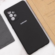 Чехол Silicone Cover Full Camera (AA) для Samsung Galaxy A33 5G, Черный/Black
