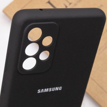 Чехол Silicone Cover Full Camera (AA) для Samsung Galaxy A33 5G, Черный/Black - Samsung Galaxy A33 5G - изображение 4