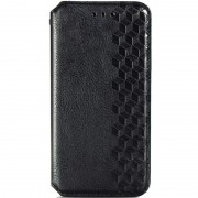 Кожаный чехол книжка GETMAN Cubic (PU) для Samsung Galaxy M33 5G, Черный