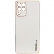 Кожаный чехол Xshield для Samsung Galaxy M33 5G, Белый / White