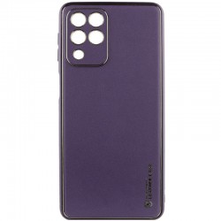 Кожаный чехол Xshield для Samsung Galaxy M33 5G, Фиолетовый / Dark Purple