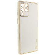 Кожаный чехол Xshield для Samsung Galaxy M33 5G, Белый / White