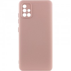 Чехол Silicone Cover Lakshmi Full Camera (A) для Samsung Galaxy A51, Розовый / Pink Sand