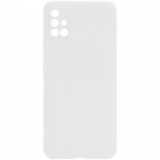 Силиконовый чехол Candy Full Camera для Samsung Galaxy A51, Белый / White