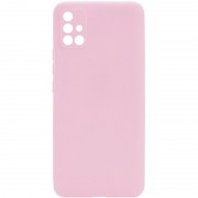Силиконовый чехол Candy Full Camera для Samsung Galaxy A51, Розовый / Pink Sand