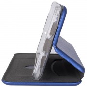 Кожаный чехол (книга) Classy для Samsung Galaxy A51, Синий