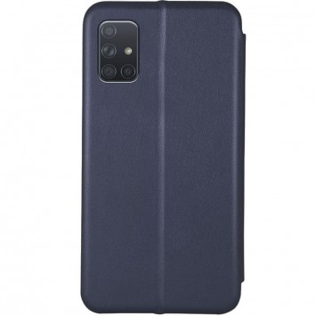 Кожаный чехол (книжка) Classy для Samsung Galaxy A51, Темно-синий - Samsung Galaxy A51 - изображение 1