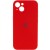 Чохол для iPhone 13 - Silicone Case Full Camera Protective (AA), Червоний / Red