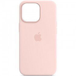 Чохол для iPhone 14 - Silicone Case Full Protective (AA), Рожевий / Chalk Pink